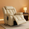 Dual Motor Lift Recliner With Heat And Massage Beige