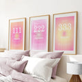 Colourful Gradient Aura Angel Wall Decor