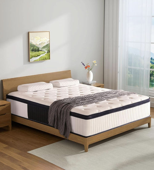 14 Inch Queen Hybrid Memory Foam Mattress Pocket Spring