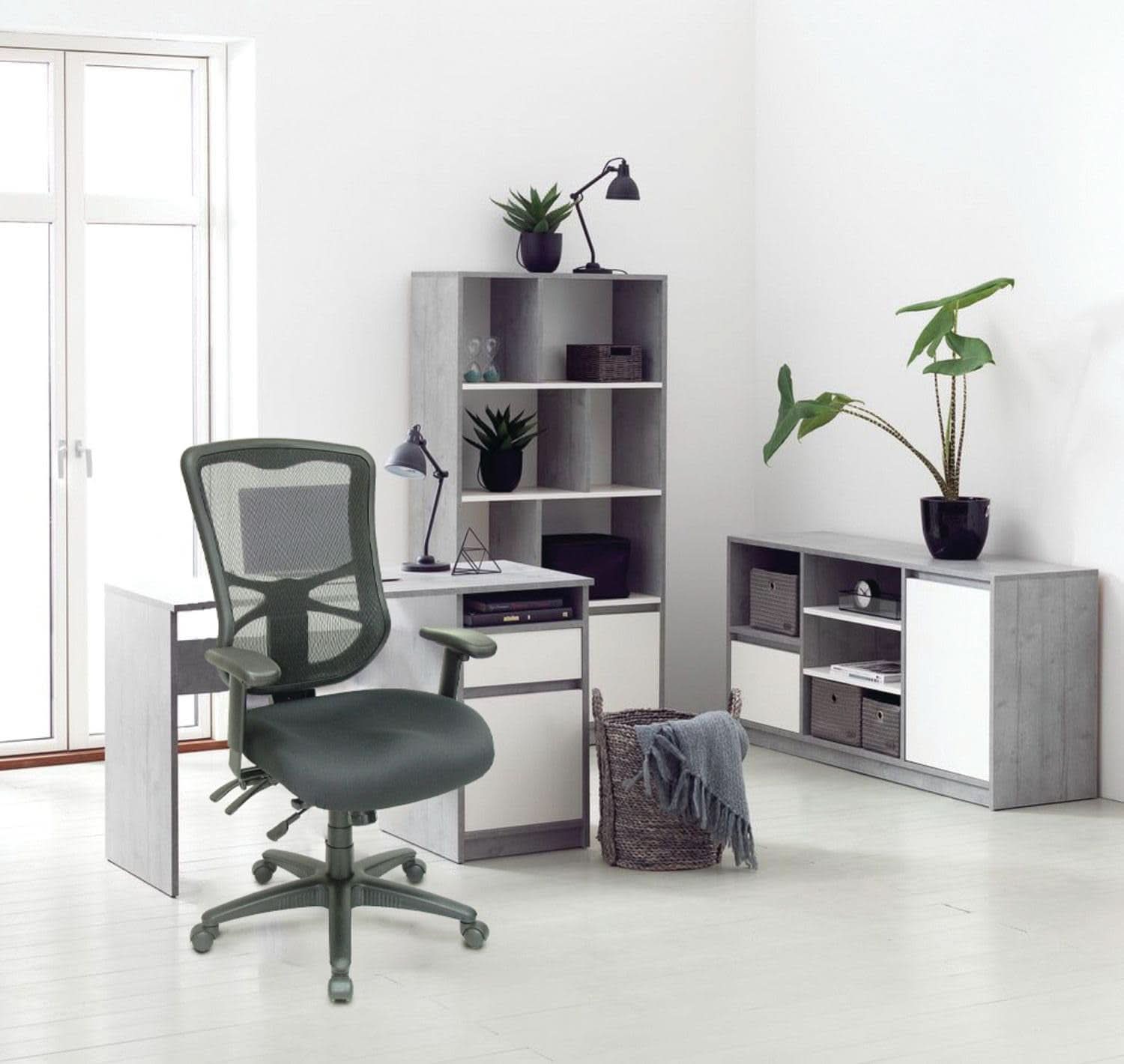 Elusion High Back Mesh Office Chair Black Adjustable Tilt