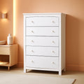 White Storkcraft Kenton 5 Drawer Dresser For Nursery