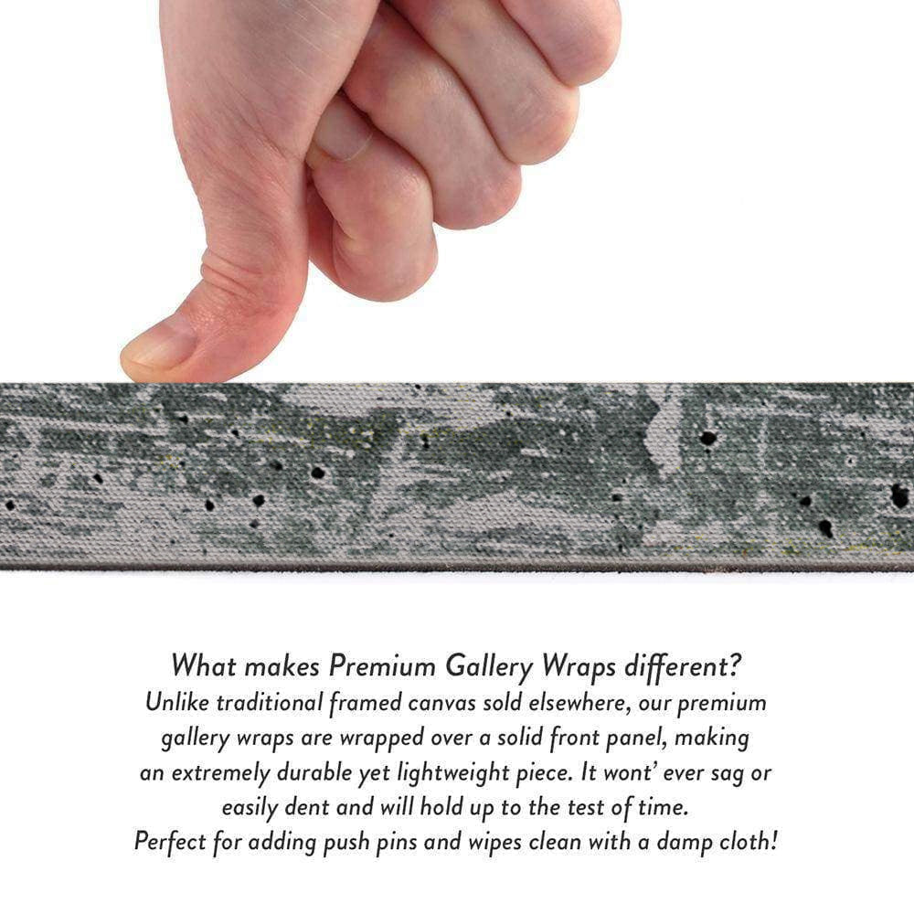 Minimalist Blue and Gold Wall Art