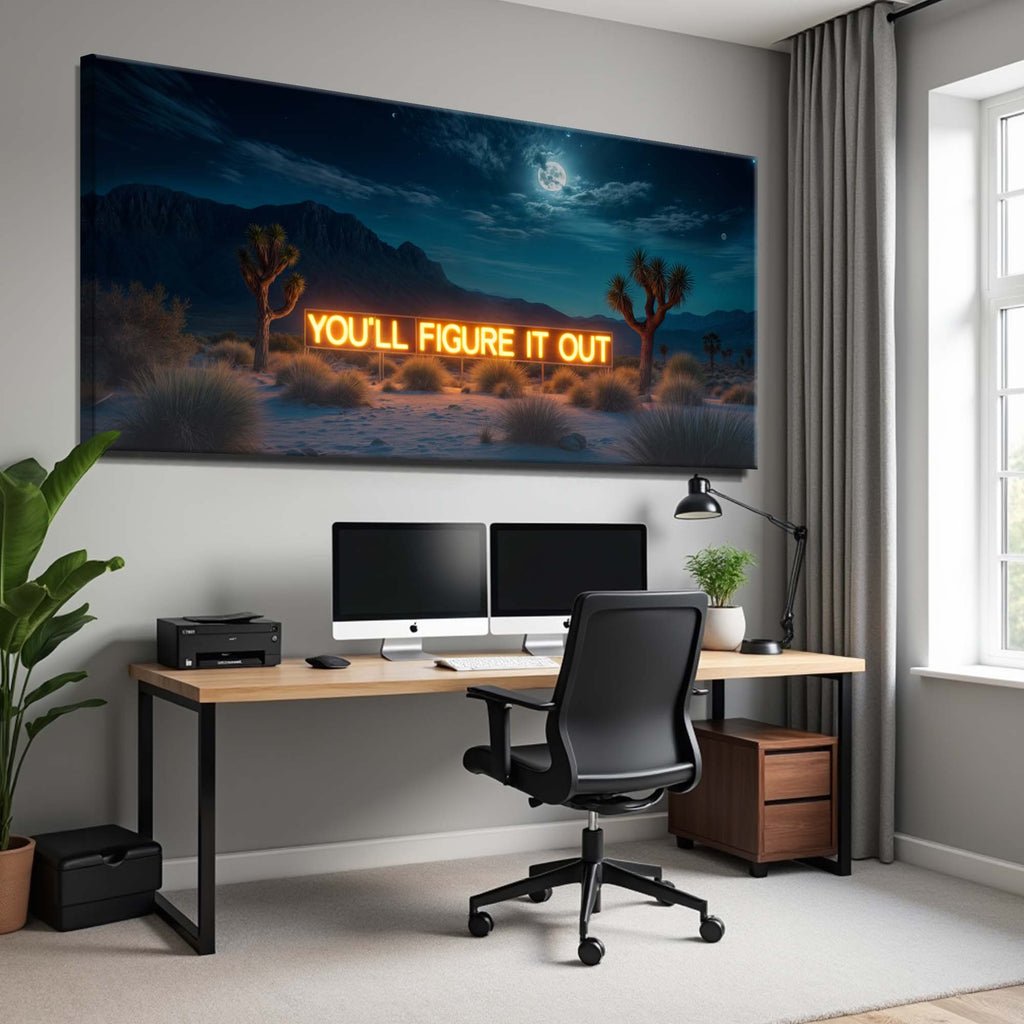 You'll Figure It Out Motivational Wall Sign