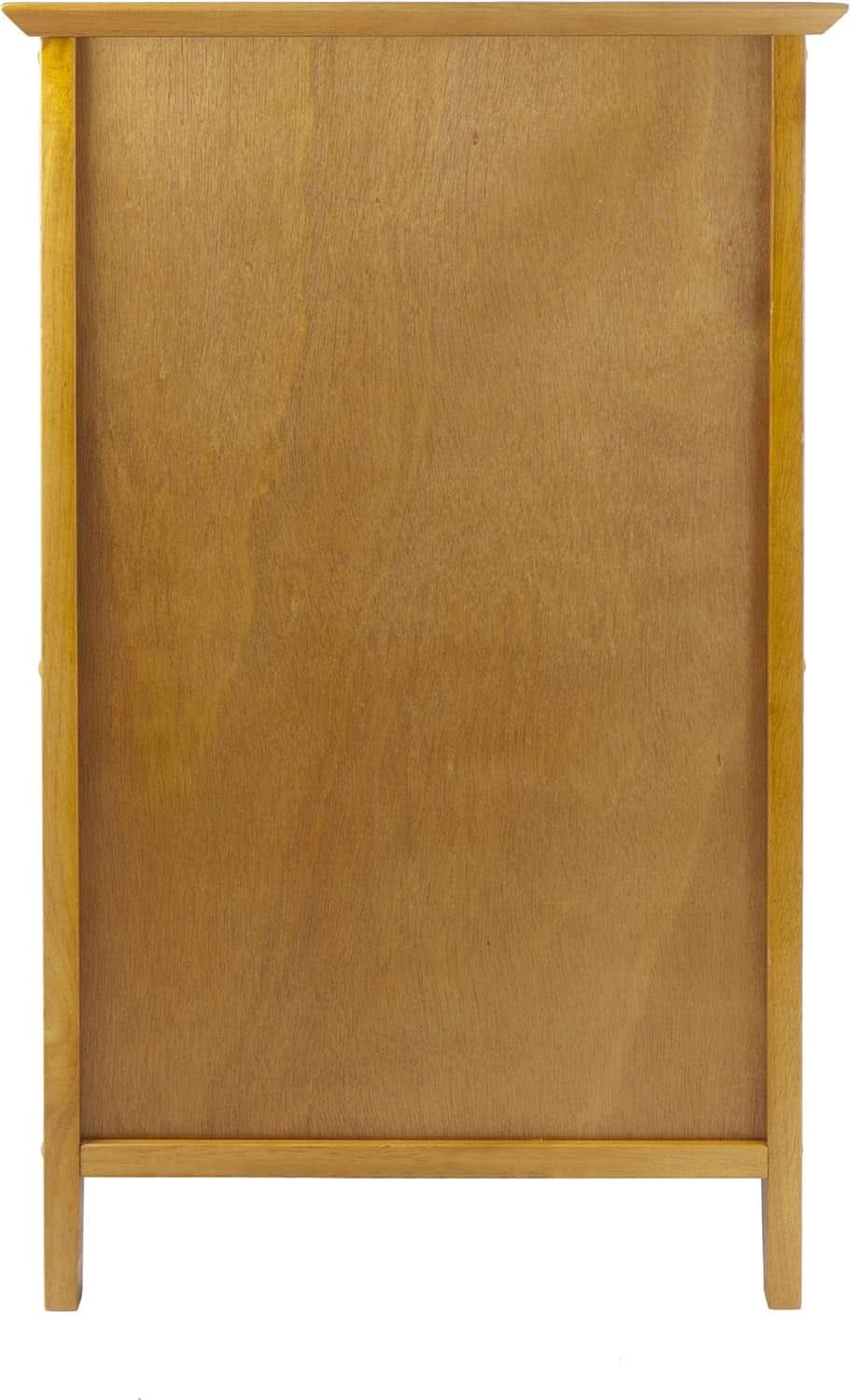 Studio File Cabinet Honey Finish With Three Drawers