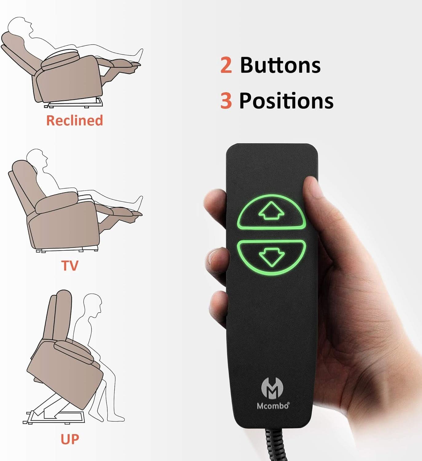 Power Lift Recliner Chair With Massage And Heat Navy Blue