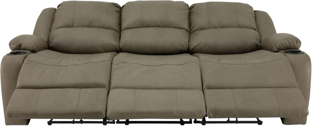 80 Inch Powered Triple Wall Hugger RV Recliner Sofa