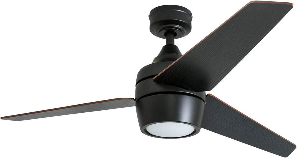 52 Inch Bronze Ceiling Fan With Remote And Light Kit