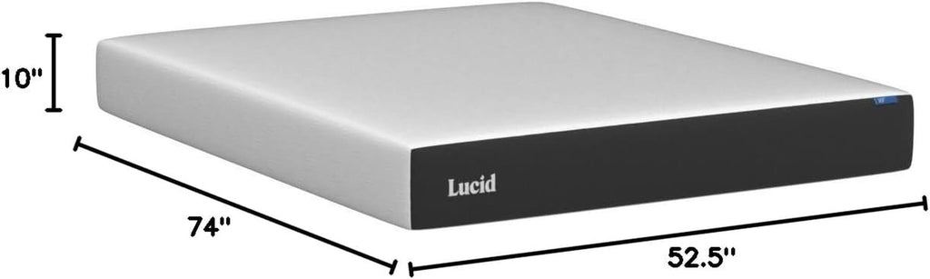 Full Size Memory Foam Mattress Bamboo Charcoal Gel Infusion