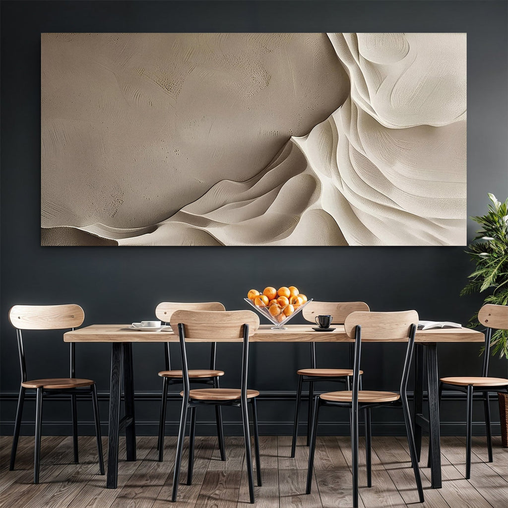 Beige Minimalist Wall Art IV