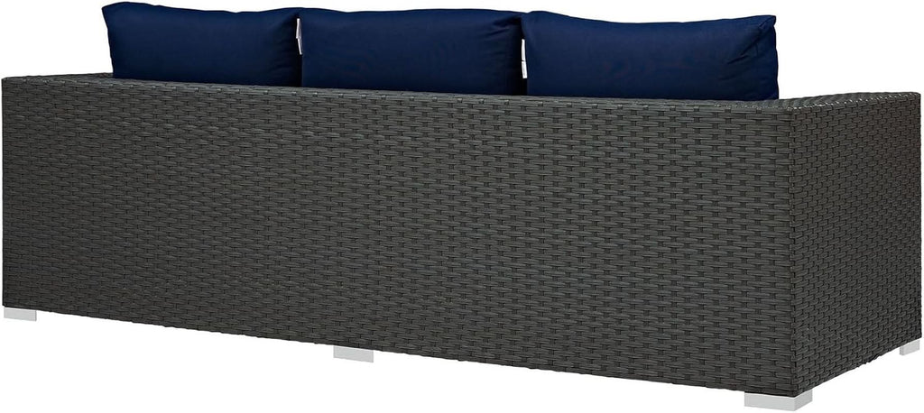 Weather-Resistant Wicker Rattan Outdoor Patio Sofa Set