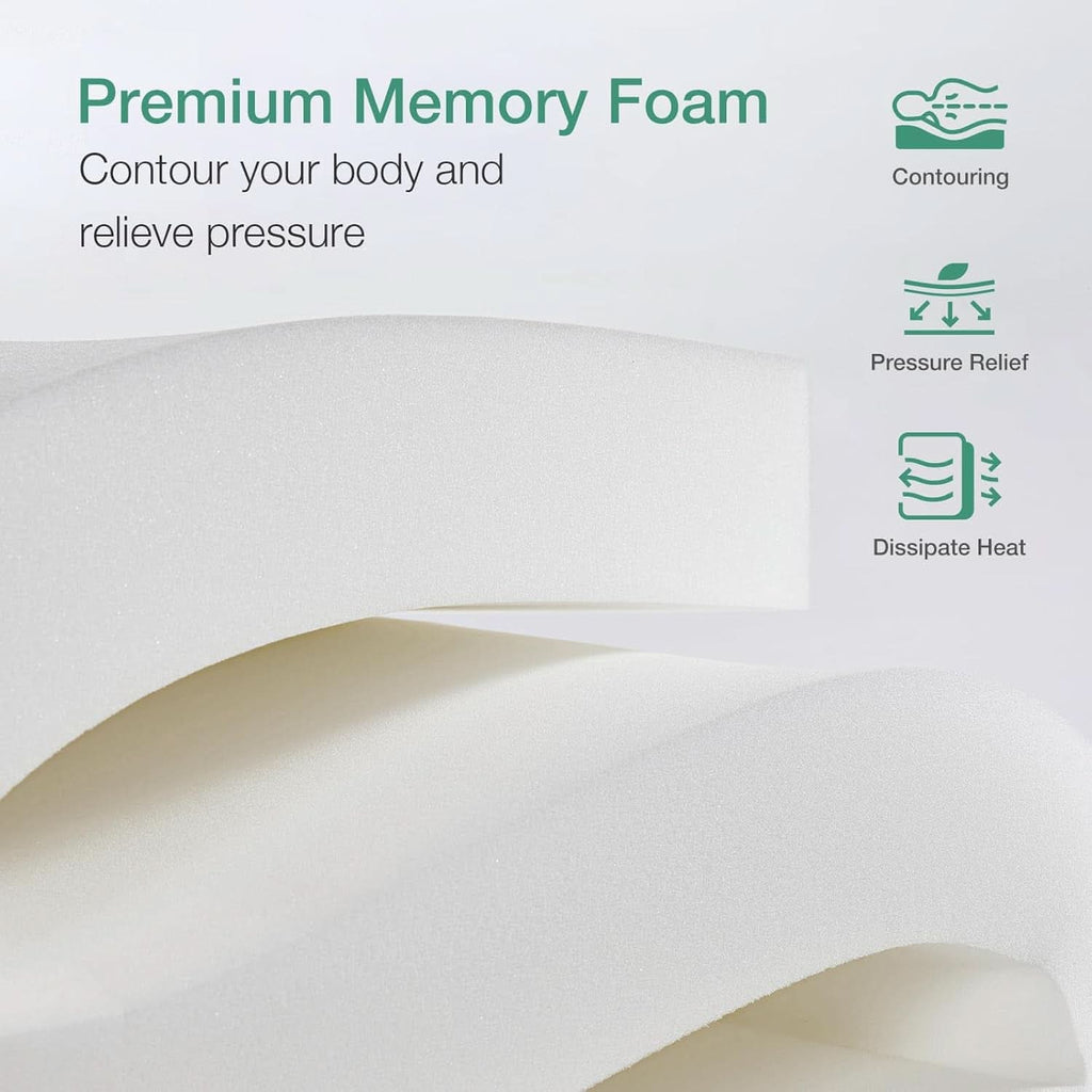 Twin 6 Inch Bonnell Spring Hybrid Mattress Adaptive Foam