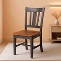International Concepts Splatback Dining Chair Hickory Washed Coal