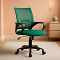 Ergonomic Green Office Chair With Adjustable Lumbar Support