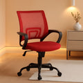 Ergonomic Mesh Office Chair With Lumbar Support Red