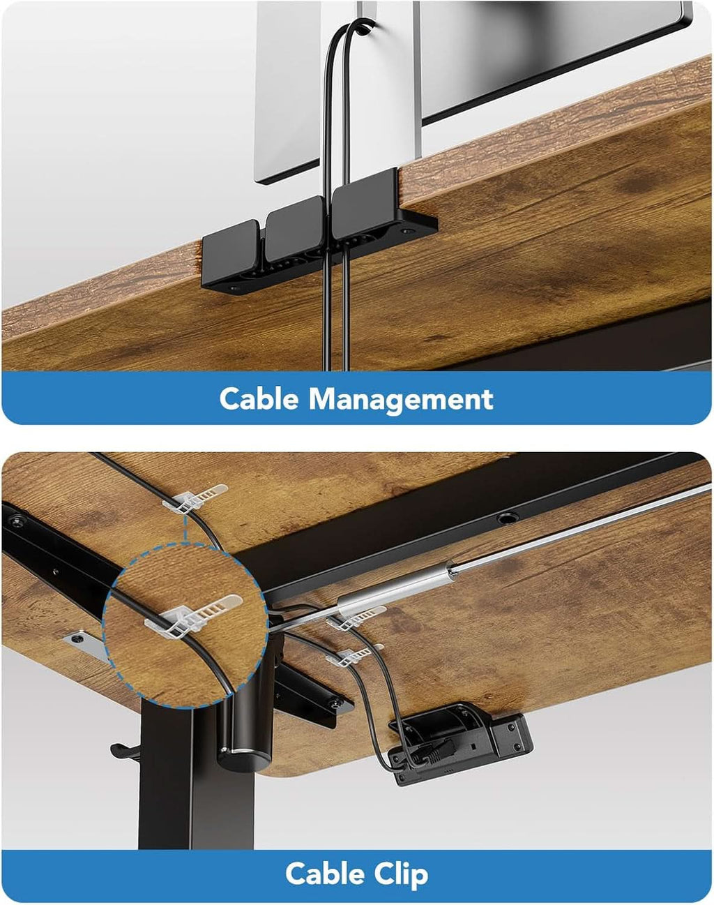 48x24 Inch Electric Standing Desk With Adjustable Height