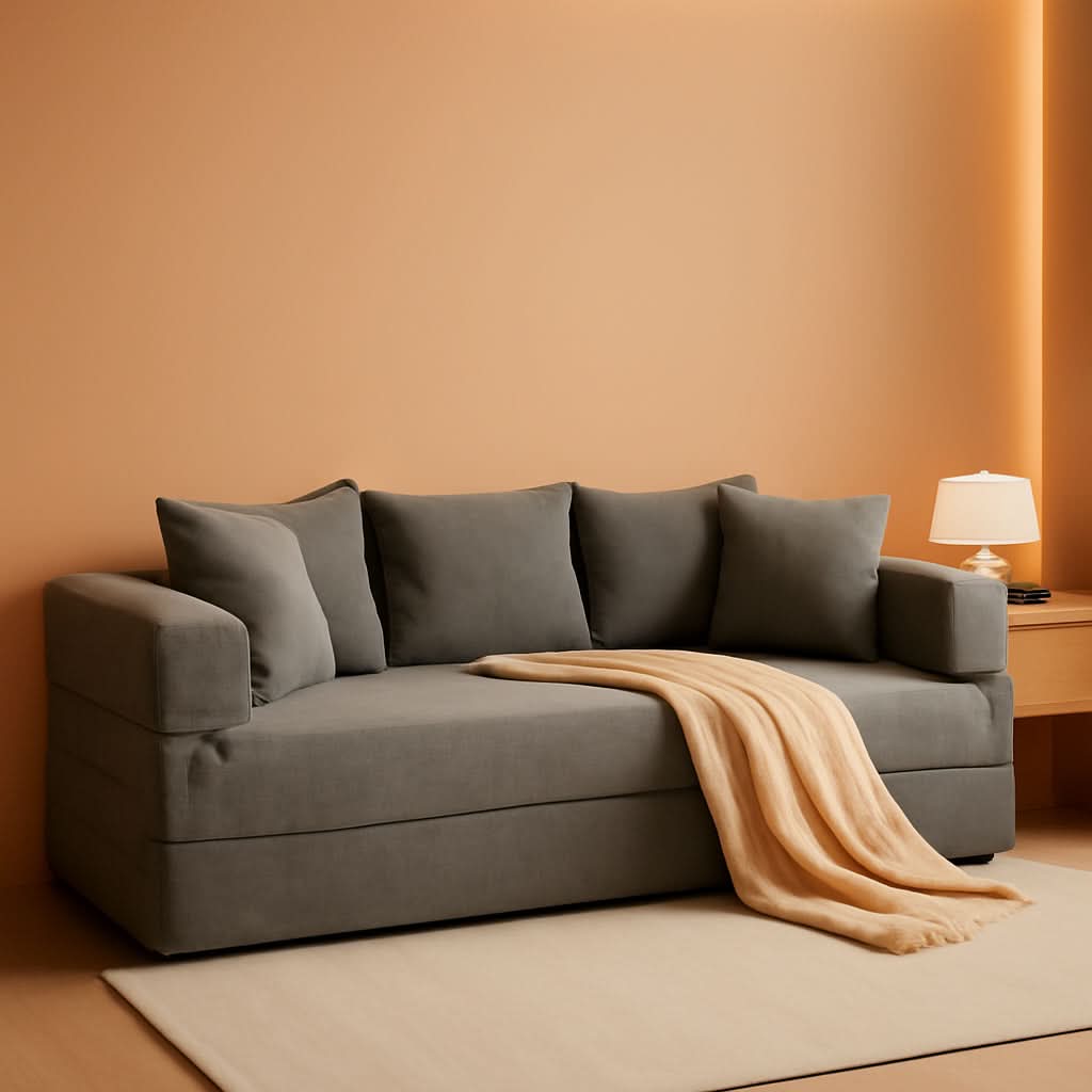 4 In 1 Convertible Folding Sofa Bed With Pillows