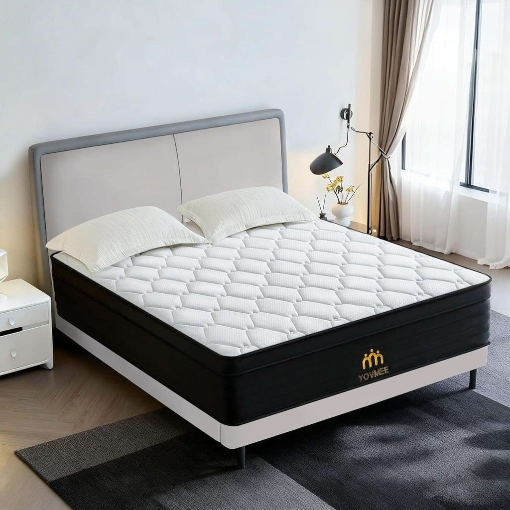 Twin 8 Inch Hybrid Mattress Pocket Spring Memory Foam