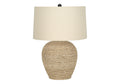 Lighting Table Lamp Rattan Resin Transitional - Beige