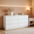 White 9 Drawer Dresser With Large Storage Capacity For Bedroom