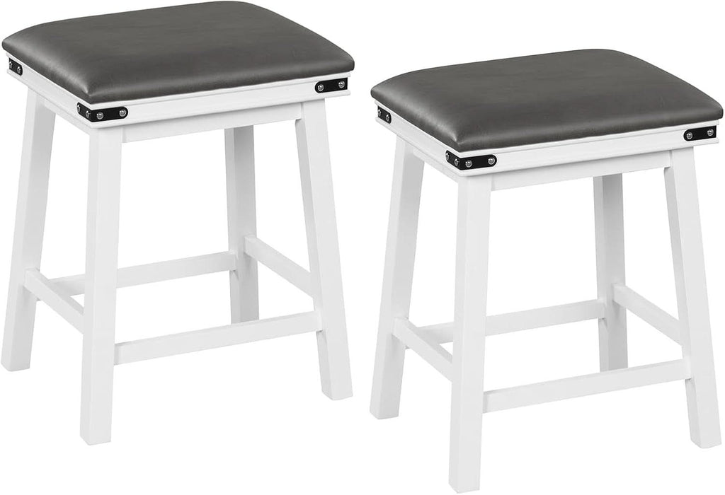 24 Inch Counter Height Bar Stools Set of Two