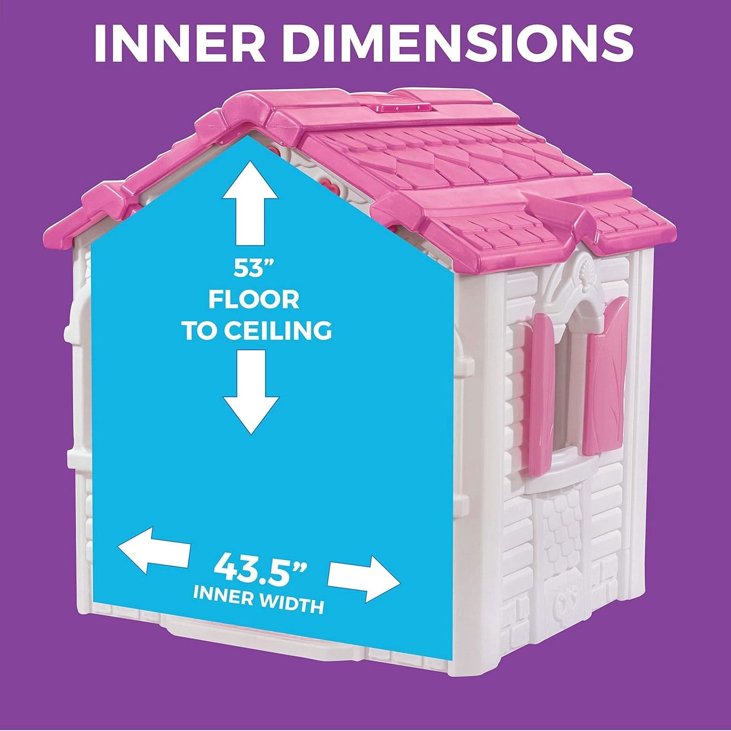 Sweetheart Kids Indoor Outdoor Playhouse With Sounds