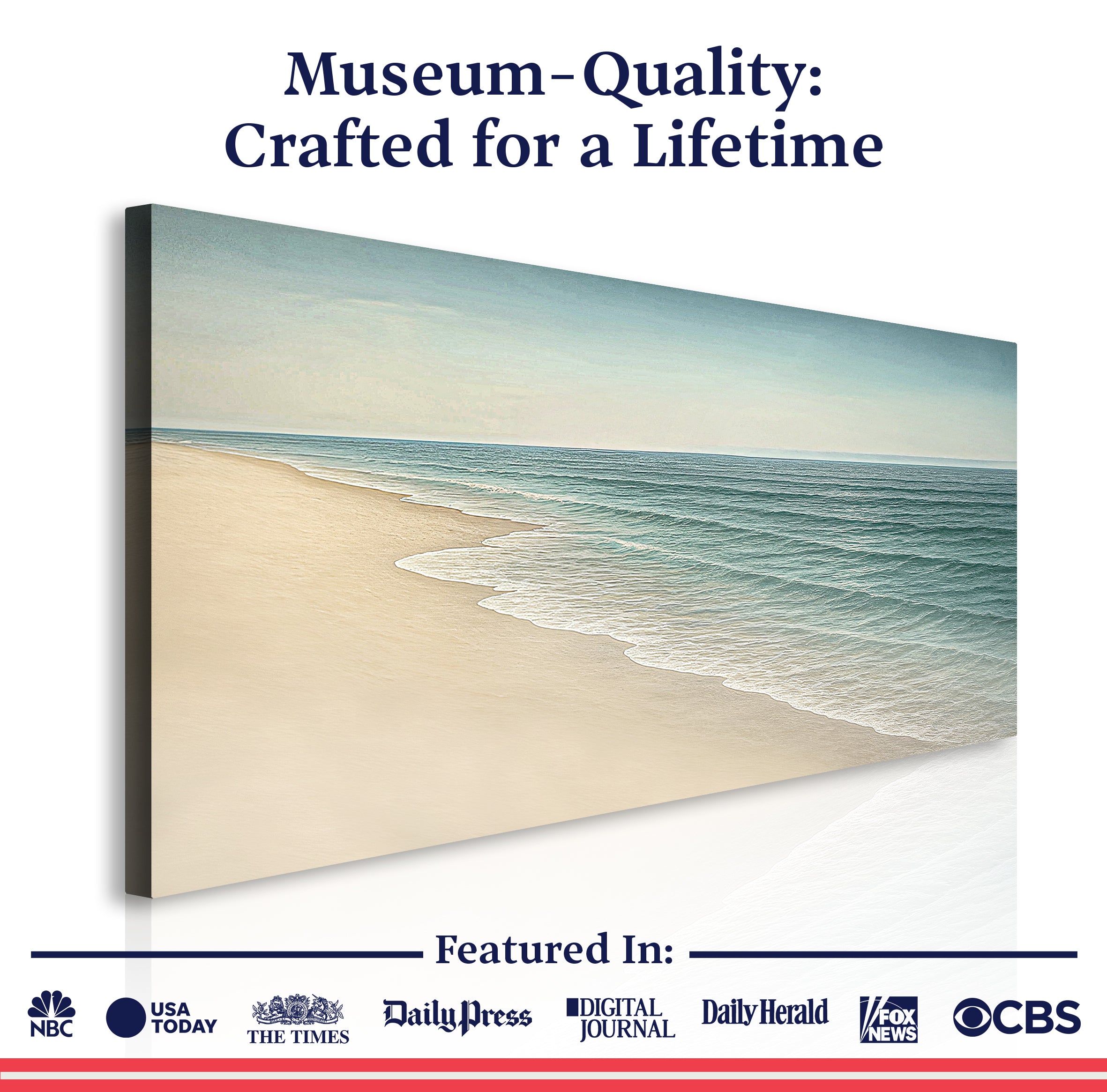 Beach Shoreline Coastal Wall Art II