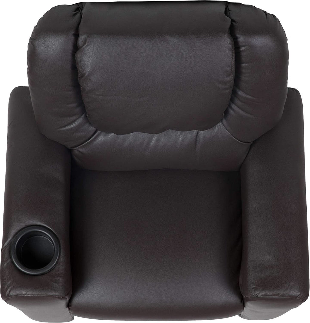 Vana Leathersoft Kids Recliner With Cup Holder And Headrest