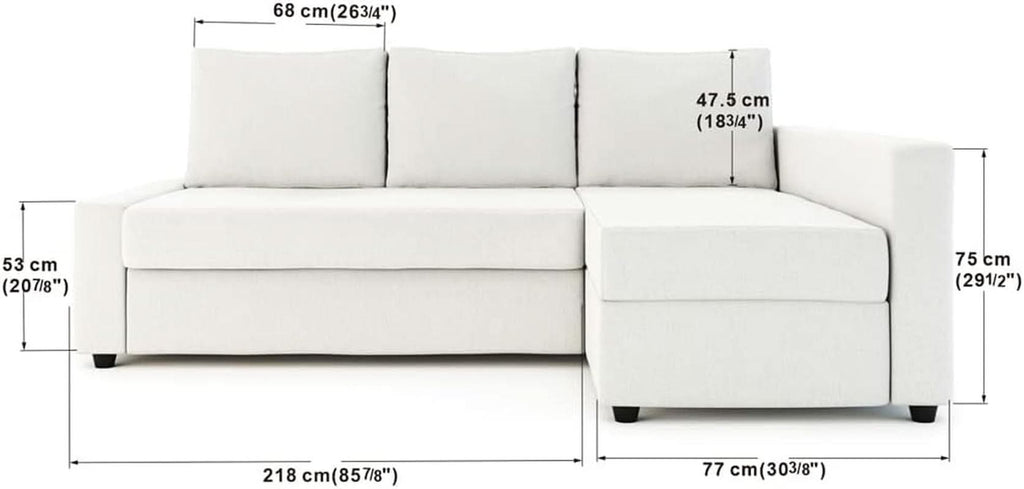 Friheten Slipcover For IKEA ChaiseCorner Orange Snug Fit