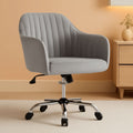 Velvet Desk Chair Height Adjustable Swivel Office Chair