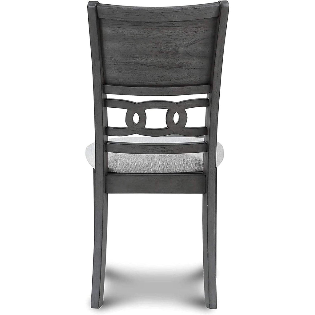 Gray 5 Piece Dining Table Set With 4 Chairs For Kitchen