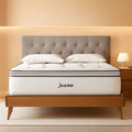 Queen Hybrid Mattress 14 Inch Memory Foam Wrapped Coils
