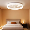 20 Inch Flush Mount Ceiling Fan With Light And DC Motor