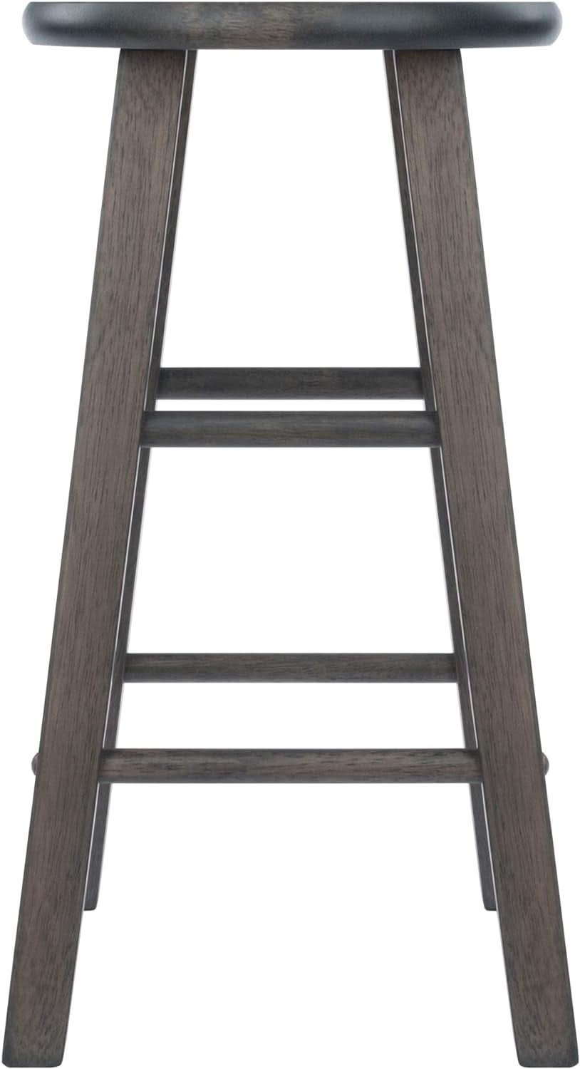 Element 2 Piece 24In Counter Stool Set Oyster Gray