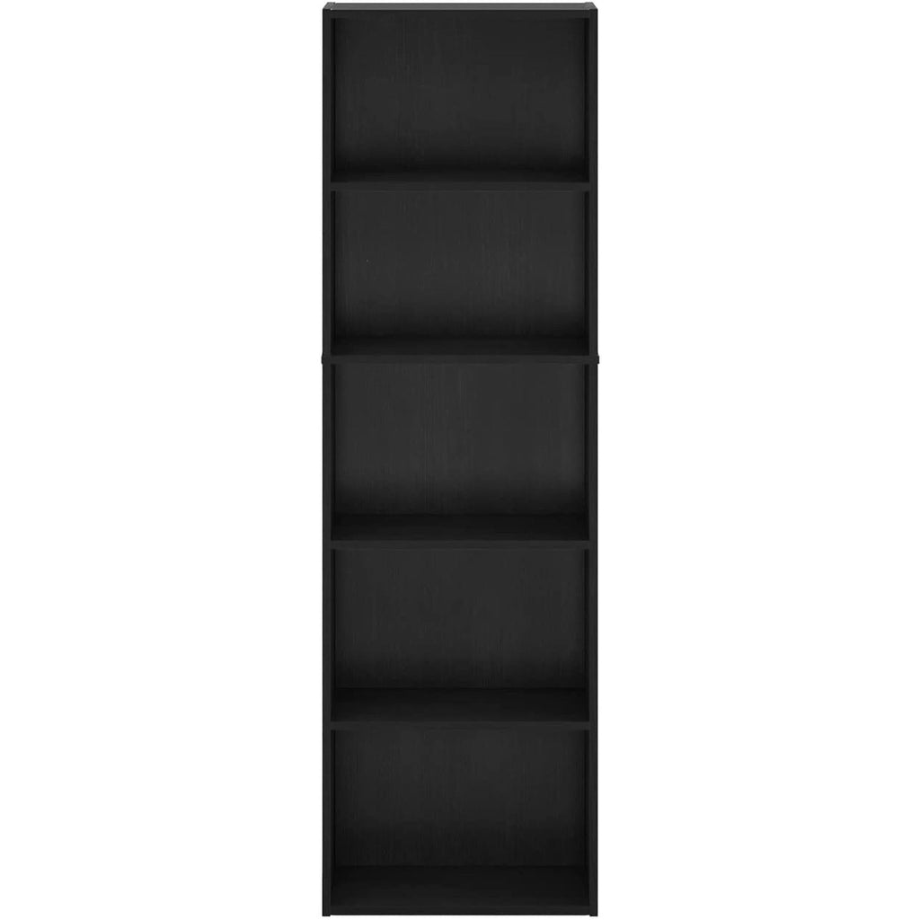 Blackwood 5-Tier Open Storage Shelves Bookcase For Living Room