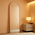 Arched Full Length Mirror 59 Inch By 16 Inch Gold Frame