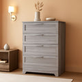 Washed Grey Farmhouse 4 Drawer Distinctive Dresser