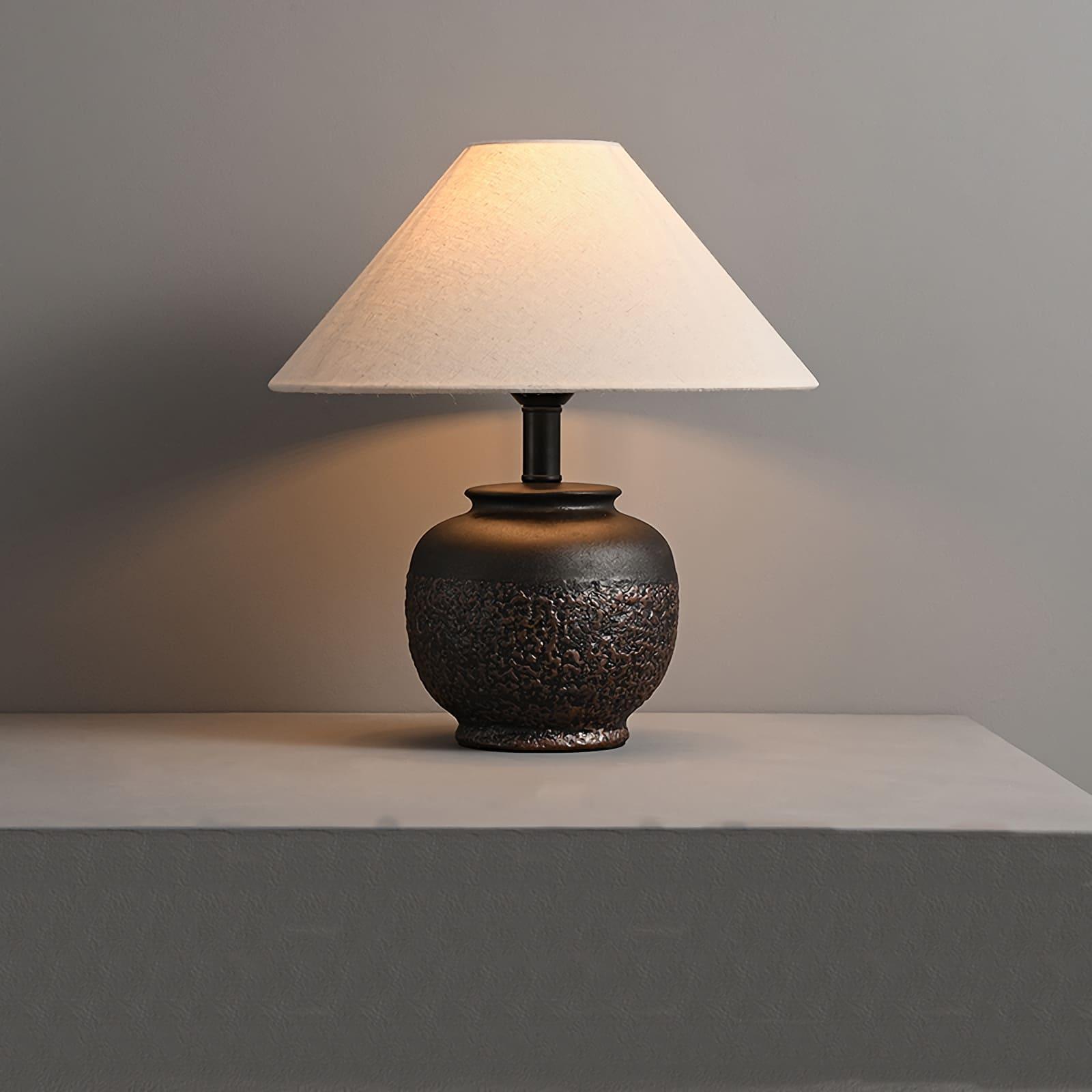 Ancient Ceramic Table Lamp