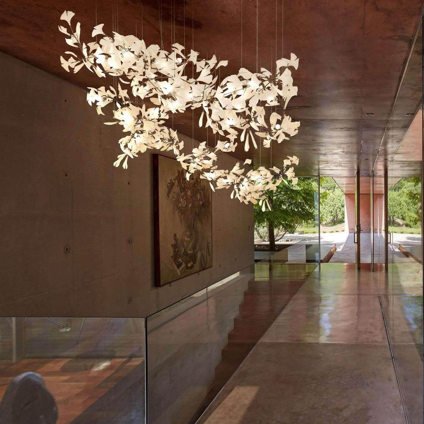 Gingko Chandelier Style H
