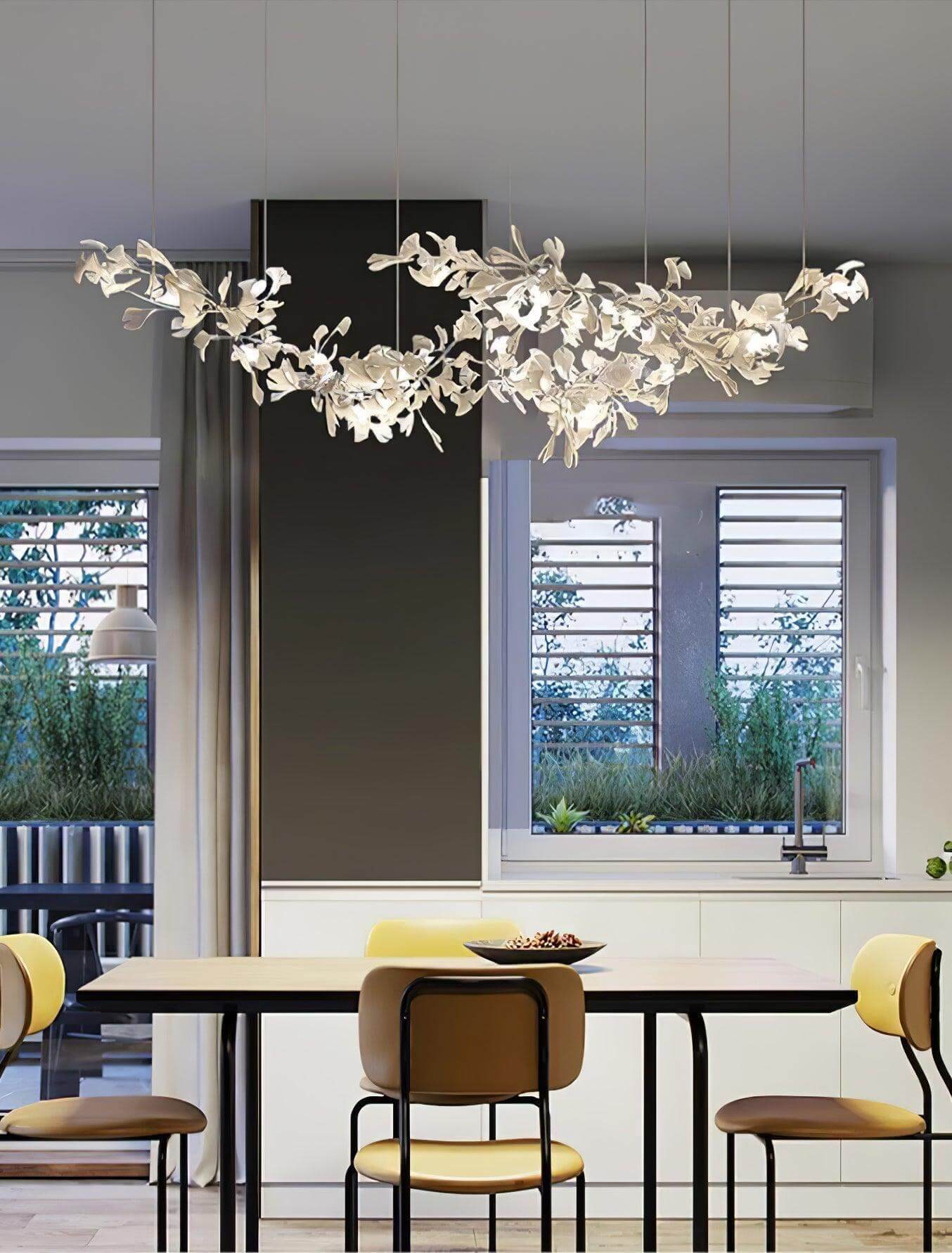 Gingko Chandelier Style H