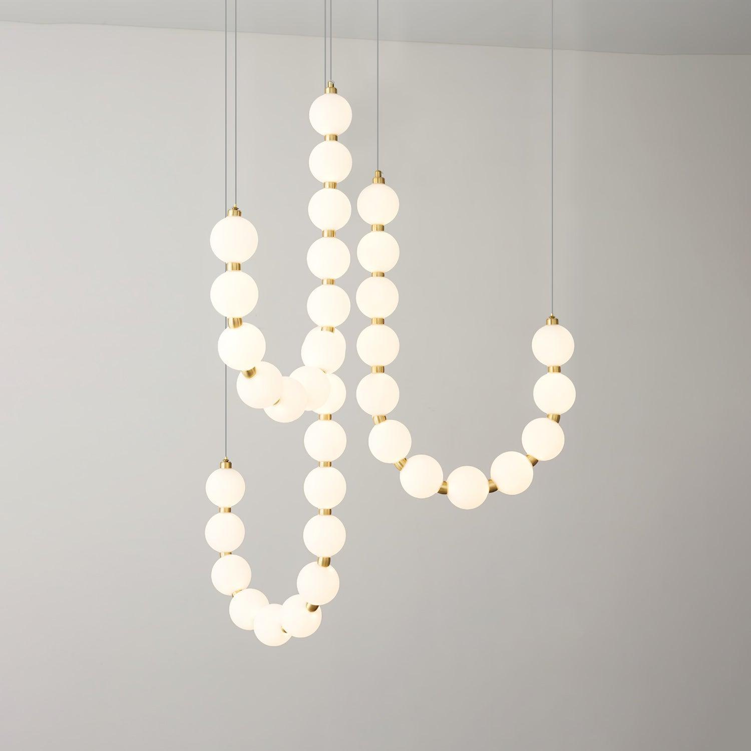 Art Pearl Necklace Chandelier