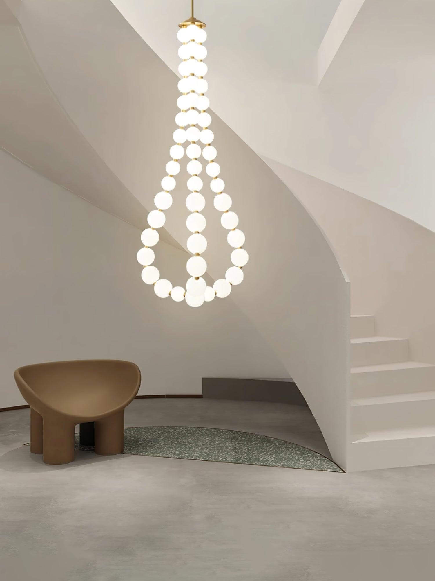 Art Pearl Necklace Chandelier