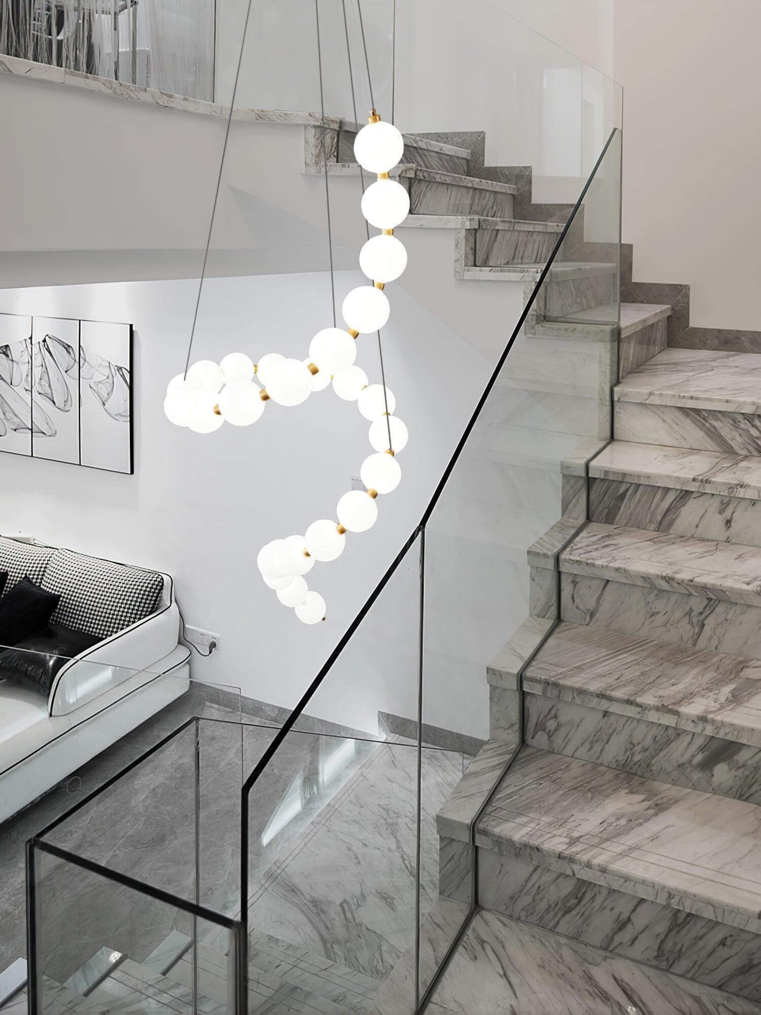 Art Pearl Necklace Chandelier