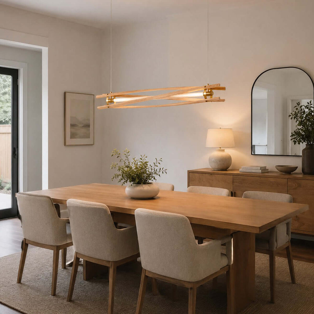 Axis Wood Chandelier
