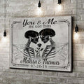 We Got This Skeleton Couple Sign V