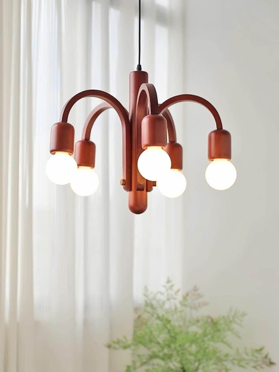 Candela Teak Chandelier