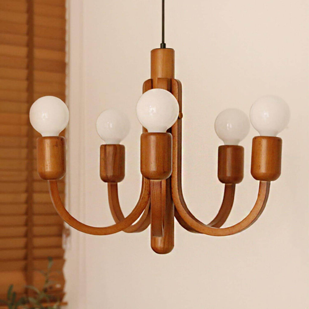 Candela Teak Chandelier