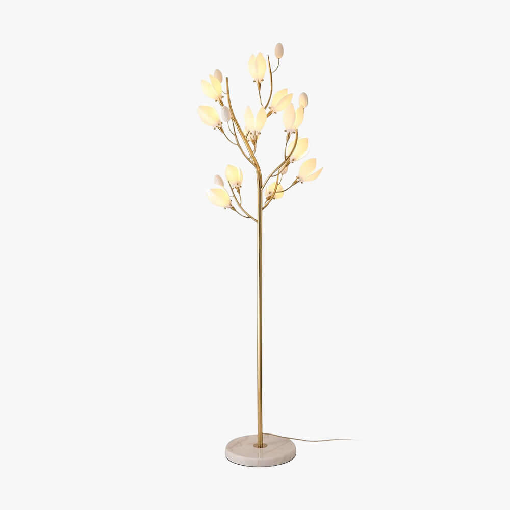 Ceramics Magnolia Floor Lamp