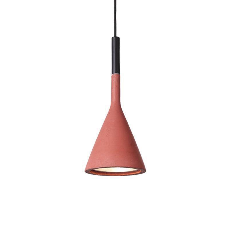 Tapered Concrete Pendant Light