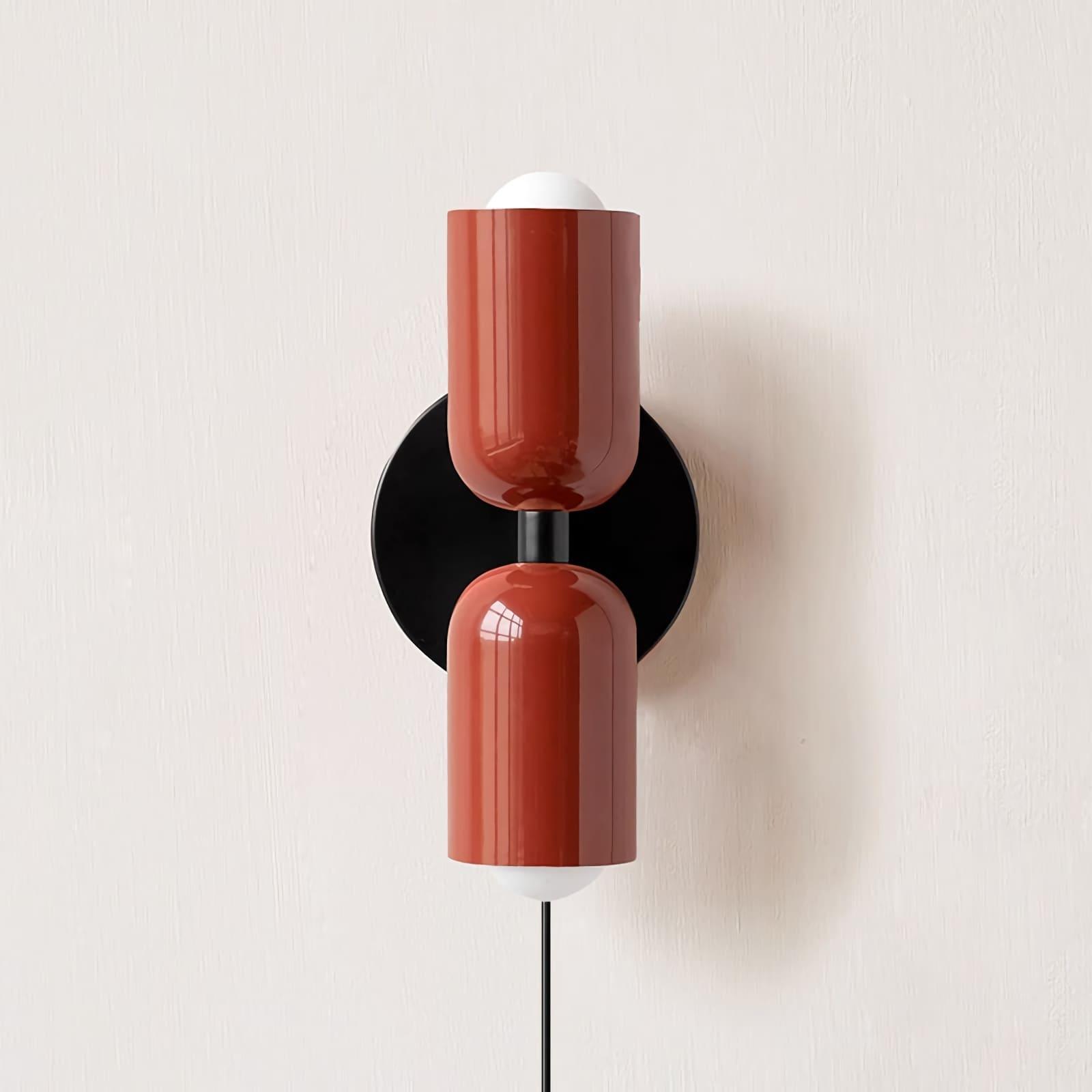Couleur Double-Head Plug In Wall Lamp