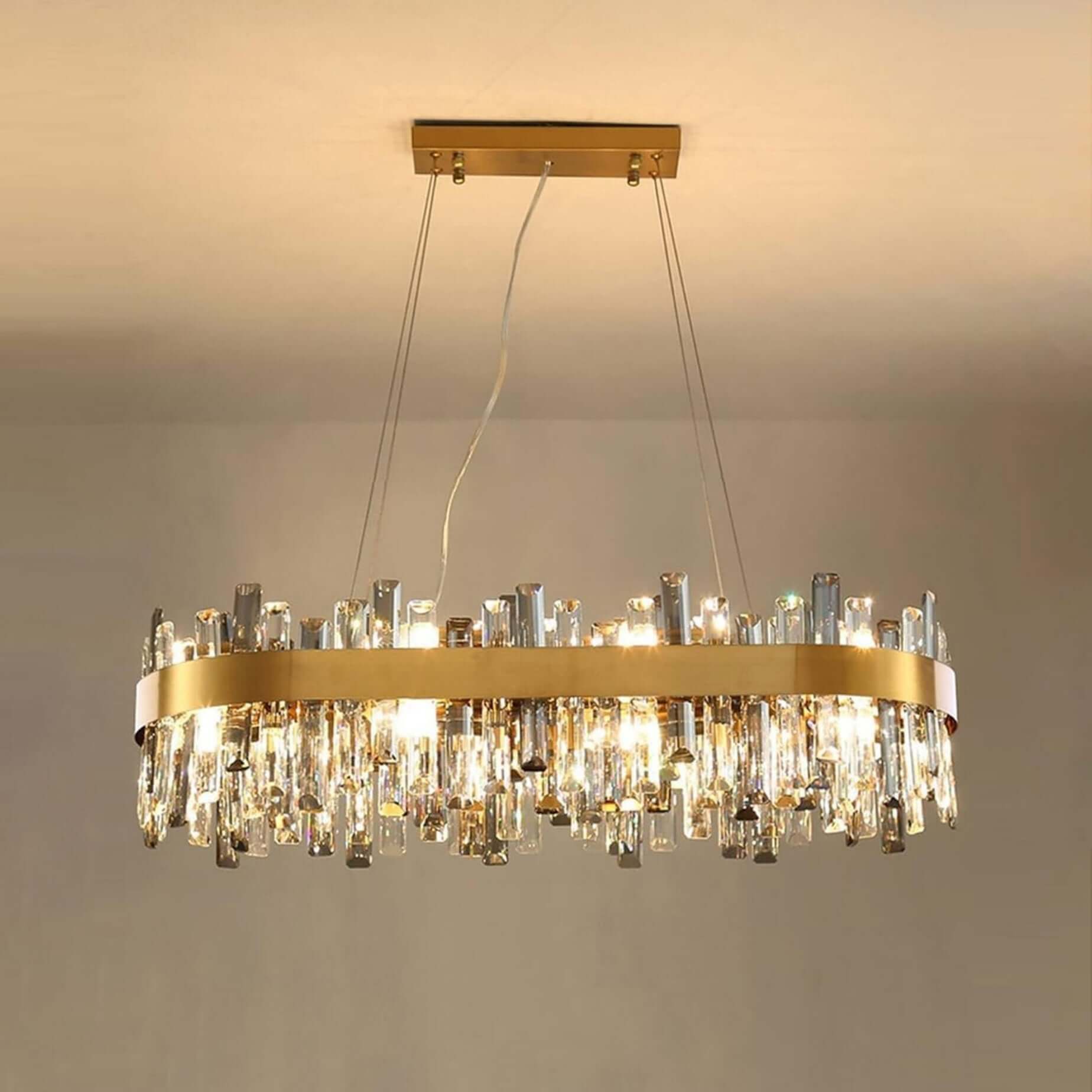 Crystal Cascade Chandelier
